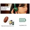 GOWENIC Active Noise Cancelling Headphones, Wireless Over Ear Bluetooth Headphones, Lossless Sound, Matte Texture, Lightweight Comfortable for Travel, Office, Aux Wired Support (Green) view 3