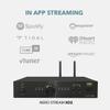 OSD Audio Nero Stream XD2 Stereo Amplifier 150W x2, HDMI ARC, WiFi App Control, Bluetooth, USB DAC, Class D 2 Channel Home Audio Streaming Amp view 3