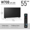 Panasonic TV-55W70BP W70 Series 55 inch LED 4K Ultra HD Smart Fire TV Bundle with WN10 Neck Speaker, 4 YR CPS Enhanced Protection, 2X HDMI Cable & Deco Gear Complete Home Theater Beginner's Guidebook view 3