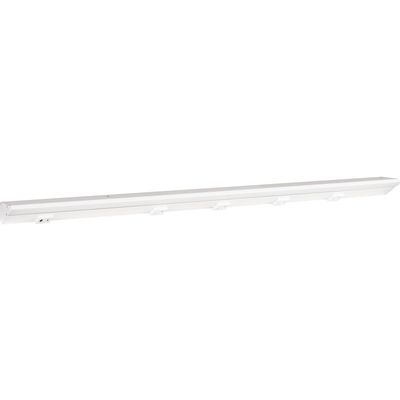 36-1/2" RM USB Series Lighted Power Strip, 600 Lm/Ft Higher Output, White Finish, 5000K
