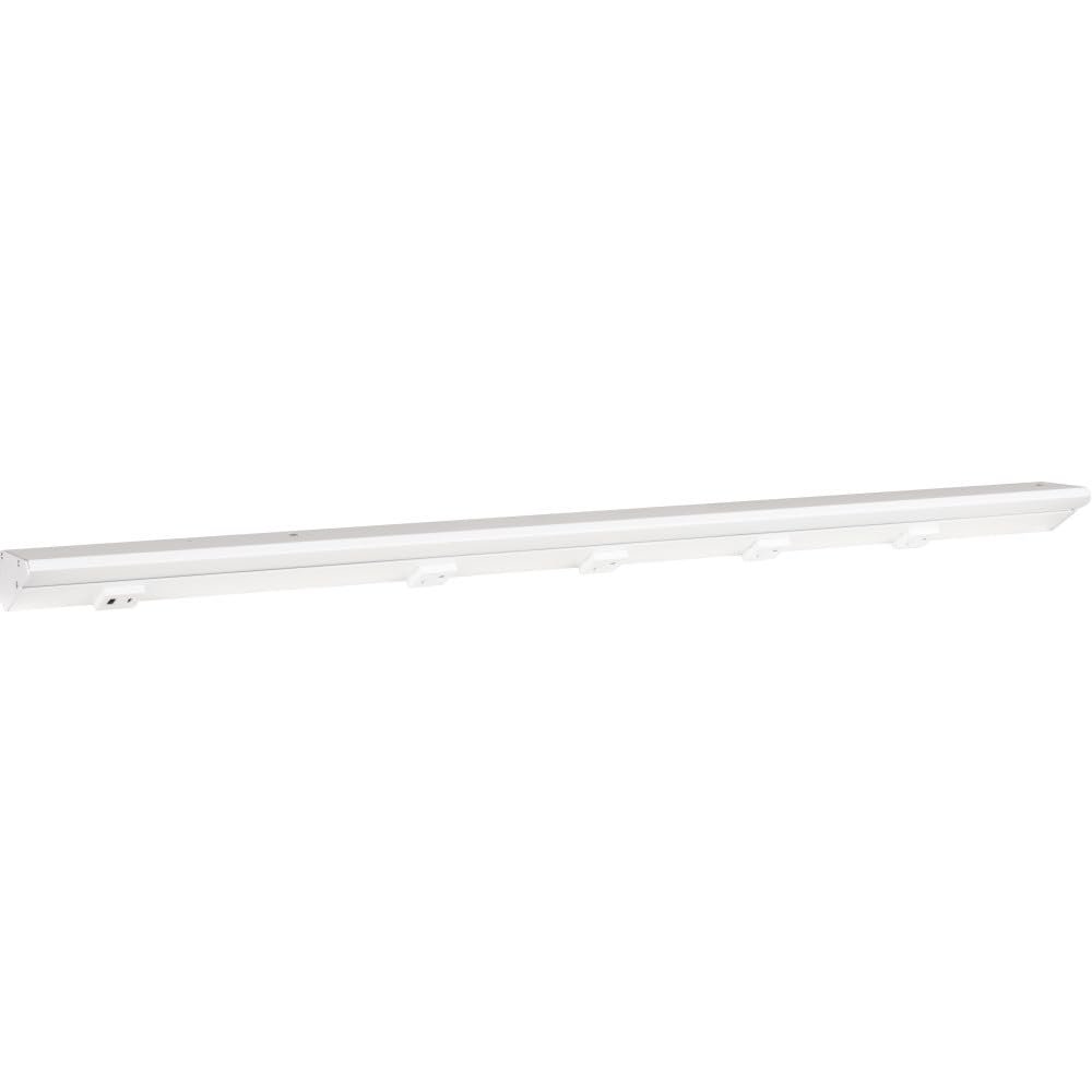 36-1/2" RM USB Series Lighted Power Strip, 600 Lm/Ft Higher Output, White Finish, 5000K