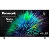 Panasonic TV-70W70BP W70 Series 70 inch LED 4K Ultra HD Smart Fire TV Bundle with WN10 Neck Speaker, 4 YR CPS Enhanced Protection, 2X HDMI Cable & Deco Gear Complete Home Theater Beginner's Guidebook view 2