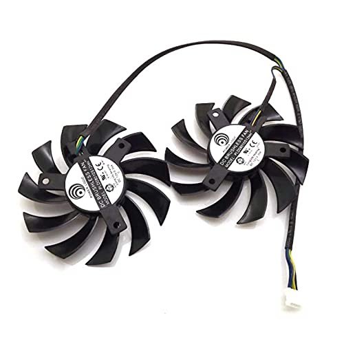 2pcs/Lot PLD08010S12HH DC12V 0.35A 4Pin Compatible for MSI N460GTX N560GTX TI N570GTX N580GTX Twin FROZR II Fan Shrandi