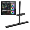 BAFOVY GPU Support Bracket, Leveling Bubble, Durable Aluminum Alloy Video Card Holder with Screws, 9cm 12cm 14cm Fan Compatible for ITX MATX ATX Cases, Adjusts from 10 to 129mm (Black) view 1