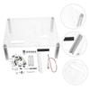 Balacoo Open Frame PC Case Rack Stand Transparent DIY Bare Frame Chassis for Matx Motherboard Support for Gaming and Office Use view 2
