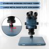 Kaisi 36565A 6.5-65 Zoom Trinocular Microscope 4K HD Large Base Microscope Phone Repair PCB SMD BGA Soldering Microscope Tools(36565A-0.5ctv-Lens) view 4