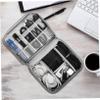 DIYEAH Portable Electronics Organizer Charger Case for Travel Multifunctional USB Holder Storage Bag with Sleek Minimalist Design Suitable for Cables Power Banks and Everyday Accessories view 4