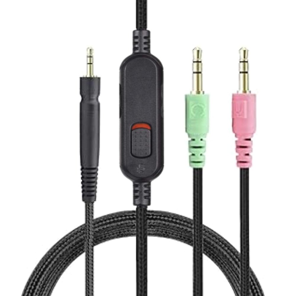 SPONGL Headset Cable,Replacement UNP PC Cable for GSP350/500/600/670G4MEONE Gaming Headphones Long Lasting and Cord