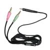 SPONGL Headset Cable,Replacement UNP PC Cable for GSP350/500/600/670G4MEONE Gaming Headphones Long Lasting and Cord view 3