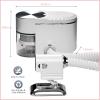 Nail Dust Collector, Desktop Nail Art Vacuum Device, Powerful Suction Refined look, Clean lines and Premium Finish, Low Noise Design, for Home and Beauty Salon Workstation view 4