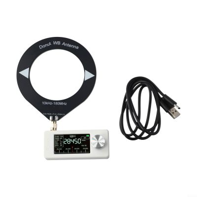 Si4732 Mini Radio Pocket Shortwave Radio Receiver, AM FM LSB D-SP Broadcasting Receiver Loop Antenna For Outdoor Adventures Travel Daily Use - Master Control ESP-32-S3(white)