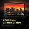Lenovo 14e 14" FHD Touch Chromebook | AMD A4-9120C, AMD Radeon R4 Graphics, 4GB DDR4, 1TB Storage (32GB eMMC +1TB Docking Station Set) | Spill-Resistant Keyboard, HD Webcam, Wi-Fi | Chrome OS | Gray view 4