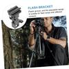 DOITOOL Adjustable Flash Stand Bracket for Photography Lights with Umbrella Socket Compatible with External Reflector and Soft Light Umbrella Holder for DSLR Camera Lighting view 3