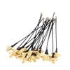 1PC u.FL MHF1 to RP-SMA Female 2 Panel Mount RF113 Pigtail Extension Cable(10CM) view 2