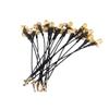 1PC u.FL MHF1 to RP-SMA Female 2 Panel Mount RF113 Pigtail Extension Cable(10CM) view 4