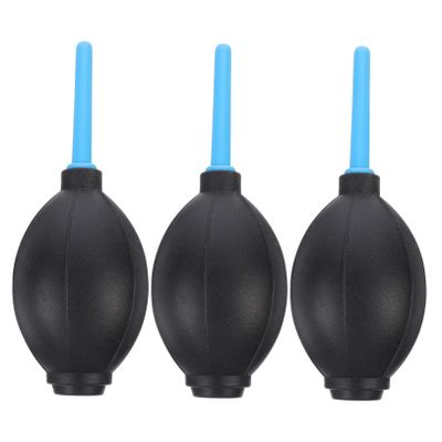 UKCOCO 3pcs Portable Squeeze Ball Air Blower Dust Blaster for Camera Lens Sensor Keyboard Cleaning Plastic Handheld Duster for Electronics and Precision Instruments