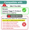 2-Pack Blocking Blue Light Screen Protector for 2025 New Lenovo Yoga 7 7i 16" 2-in-1 Touchscreen Laptop (16ILL10/16AKP10 )-[Do Check Models], Anti Blue Light Glare and Anti Fingerprint (Matte) Shield view 2