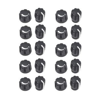 10 Pairs Volume Knob & Channel Selector Knob Replacement for XPR6550 XPR6350 XPR6500 XPR6580 XPR6100 XPR6300 XPR6380 XIR P8268 P8200 P8208 P8260 DGP4150 DGP6150 DP3600 DP3601 Two Way Radio Accessories