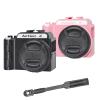3D Printing Camera Grip Holder,Street Grip Vlog Holder Combo for DJI Action 5Pro/4/3 Camera Grip with UV Filter+Lens Cap+ Wrist Strap Camera Accessories (Action 4 Pink) view 1