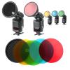SPONGL Grid,AD-S11 Gel Light Filter Set with for Speedlites AD360II Pocket Speedlites Accessory view 2