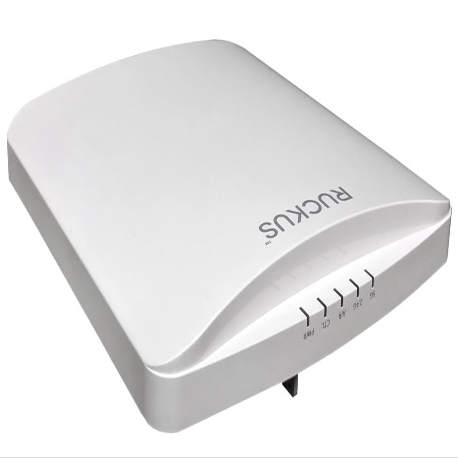 Ruckus R750 9U1-R750-US00 WiFi 6 Indoor Access Point, Dual Band 2.4/5GHz, 4x4:4 MU-MIMO, 2.5GbE+1GbE, USB, TAA Compliant Enterprise Ceiling AP, Cloud Care Pre-Configured Bundle Eligible