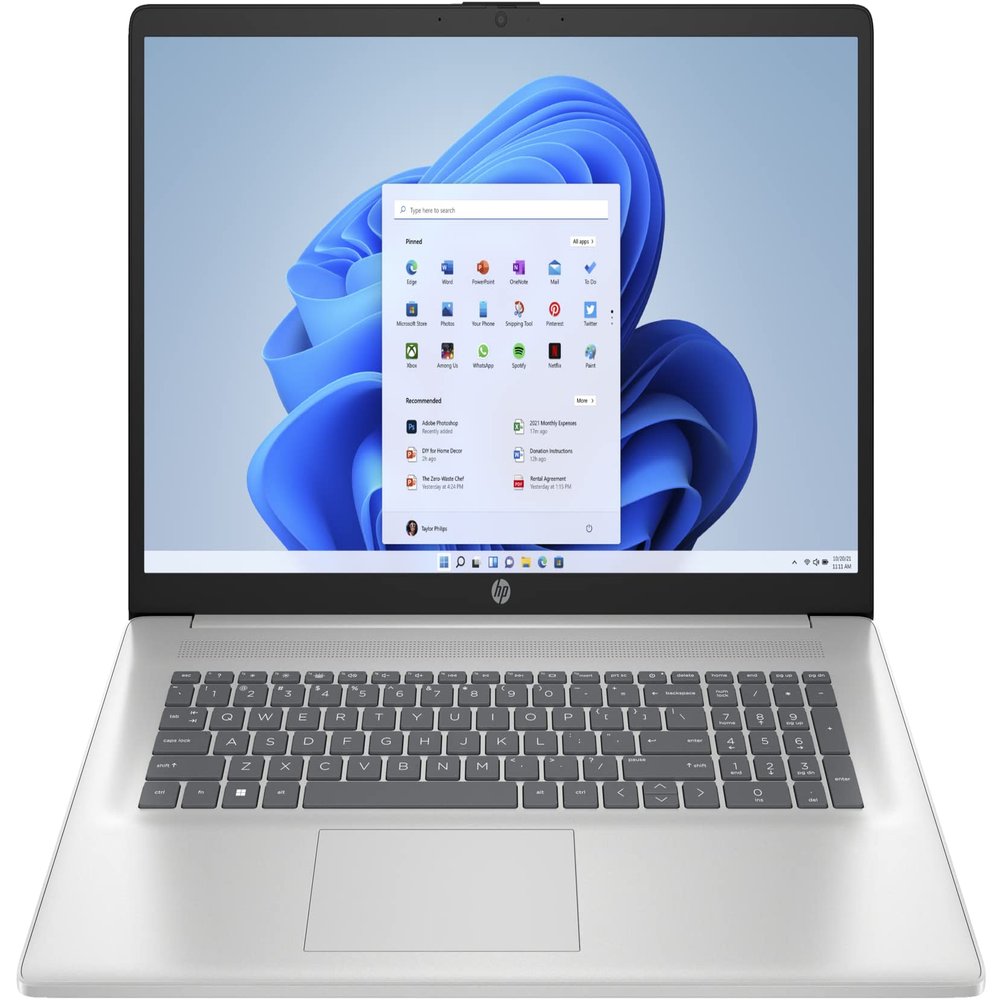 HP Laptop 17.3" HD+ 1600x900 Touchscreen Intel 12-Core Ultra 7 255U 48GB DDR5 2TB SSD Intel Graphics Wi-Fi 6 Backlit Keyboard Bluetooth 5.3 720p HD Camera Win10 Pro w/ONT 32GB USB