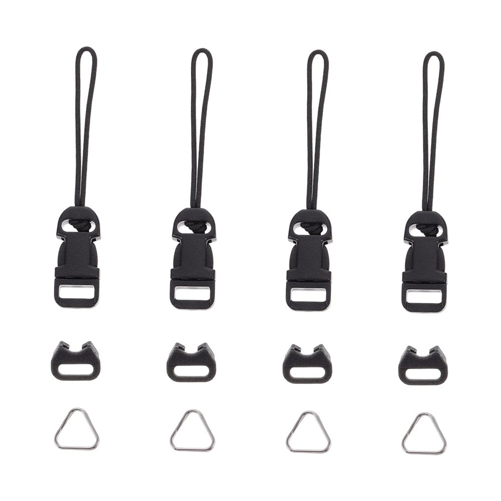 Uonlytech 8 Pcs Quick Release Camera Strap Buckles Qd Loop Adapter Converter for Neck Strap Fast Detach Connectors with Thickened Rings Compatible with Mirrorless DSLR Cameras