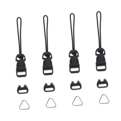 SEWACC 8 Pcs Quick Release Camera Strap Buckles Qd Loop Connectors Clip Adapters for Digital Cameras Binoculars and Neck Straps Easy Tool Installation