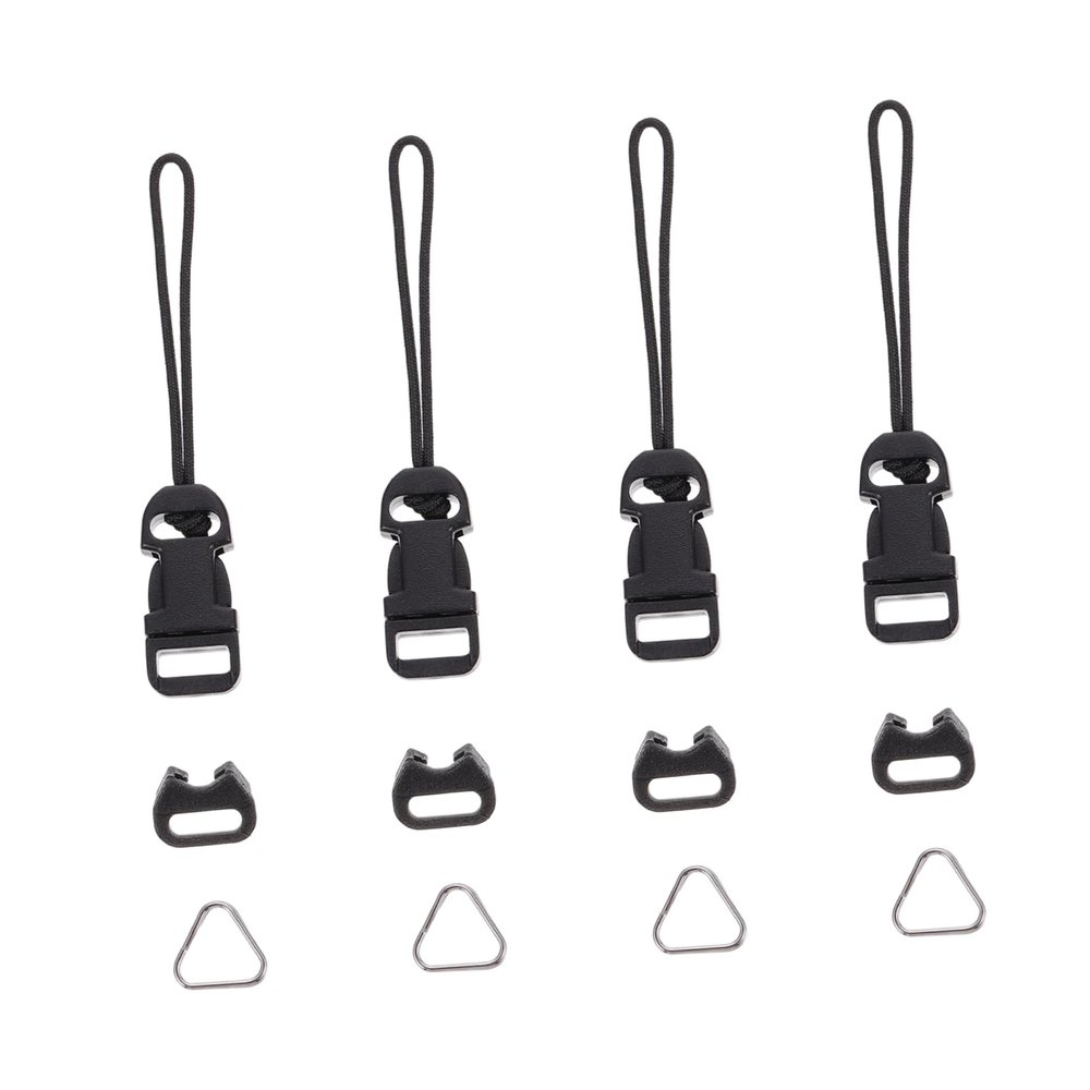 SEWACC 8 Pcs Quick Release Camera Strap Buckles Qd Loop Connectors Clip Adapters for Digital Cameras Binoculars and Neck Straps Easy Tool Installation
