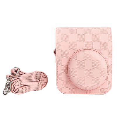 SPONGL Portable Camera Bag, Small Camera Case Camera Shoulder Bag PU Purse Fashion Pattern Camera Case for Mini12 Cameras