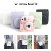 SPONGL Portable Camera Bag, Small Camera Case Camera Shoulder Bag PU Purse Fashion Pattern Camera Case for Mini12 Cameras view 2