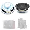 SPONGL Loud Speakers,1/2pcs Industrial Grade 50mm Round Shape 5W 4 Loudspeaker for for Home Entertainment view 2