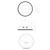 SPONGL Loud Speakers,1/2pcs Industrial Grade 50mm Round Shape 5W 4 Loudspeaker for for Home Entertainment view 3