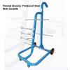 Wire Spool Rack,Cable Reel Holder and Dispenser,Bulk Cable Holder Electrical Wire Storage Cart with Wheels view 4