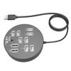 Healifty USB Port USB Hub Extension Multi Port Splitter for Stable Data Transfer Compact Design for Business Trips Compatible with Hard Drives and Mobile Devices view 1