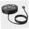 Healifty USB Port USB Hub Extension Multi Port Splitter for Stable Data Transfer Compact Design for Business Trips Compatible with Hard Drives and Mobile Devices view 3