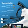 Bzumperyz 720080-1 AS GPS NMEA Splitter Cable Fit for Humminbird SOLIX, Onix Series Fish Finder, for AS GRP GPS Receiver, AS GPS HS Heading Sensor Puck view 3