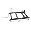 POPETPOP Air Computer Bracket DIY Replacement Case Frame for Motherboard with Enhanced Cooling and GPU Protection Compatible with Standard Power Supply view 2