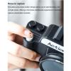3D Printing Camera Grip Holder,Street Grip Vlog Holder Combo for DJI Action 5Pro/4/3 Camera Grip with UV Filter+Lens Cap+ Wrist Strap Camera Accessories (Action 5pro Black) view 4