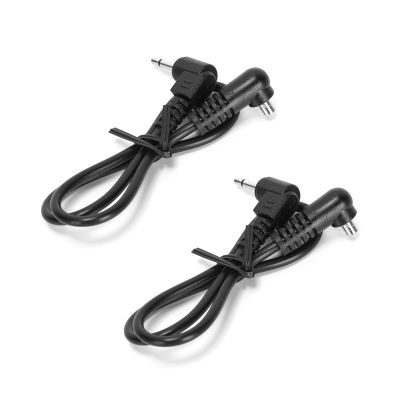 2Pcs 2.5mm Plug to Male Flash PC Sync Cord Cable for Studio Photography
