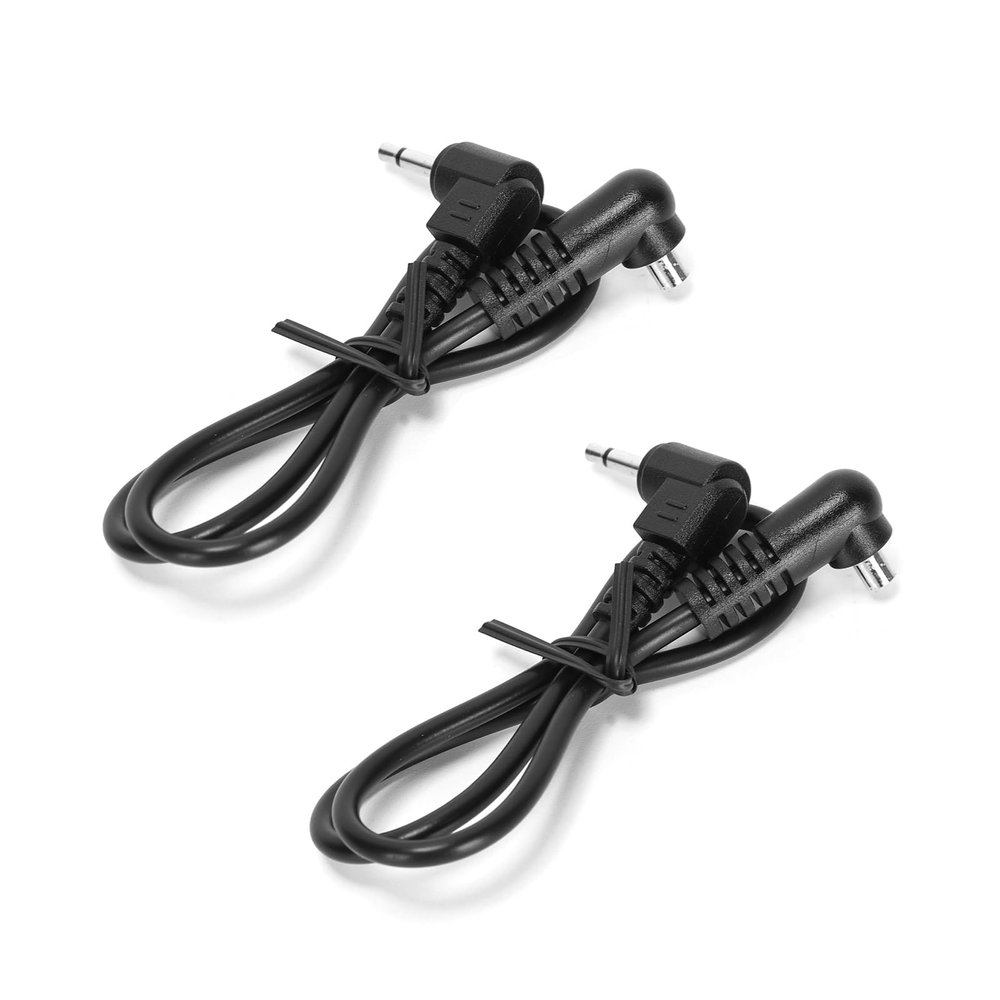 2Pcs 2.5mm Plug to Male Flash PC Sync Cord Cable for Studio Photography