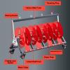 Wire Spool Rack,Thickened Steel Pipe 2/3/4/5-unit (with Wheels) Pay-off Stand,Cable Reel Holder and Dispenser(Style 1) view 3