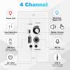 STUDIOFINIX in Wall Audio Control Amplifier Receiver Wall Plate for Sound Systems Home Theater Integration (4 Channel) view 3