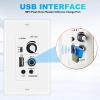 STUDIOFINIX in Wall Audio Control Amplifier Receiver Wall Plate for Sound Systems Home Theater Integration (4 Channel) view 4