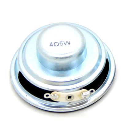 SPONGL Loud Speakers,1/2pcs Industrial Grade 50mm Round Shape 5W 4 Loudspeaker for for Home Entertainment