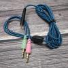 SPONGL Audio Cable,Replacement UNP PC Cable for Sennheise Game GSP350 GSP500 GSP600 GSP670 Gaming Headphones Long Lasting view 3