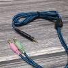 SPONGL Audio Cable,Replacement UNP PC Cable for Sennheise Game GSP350 GSP500 GSP600 GSP670 Gaming Headphones Long Lasting view 4