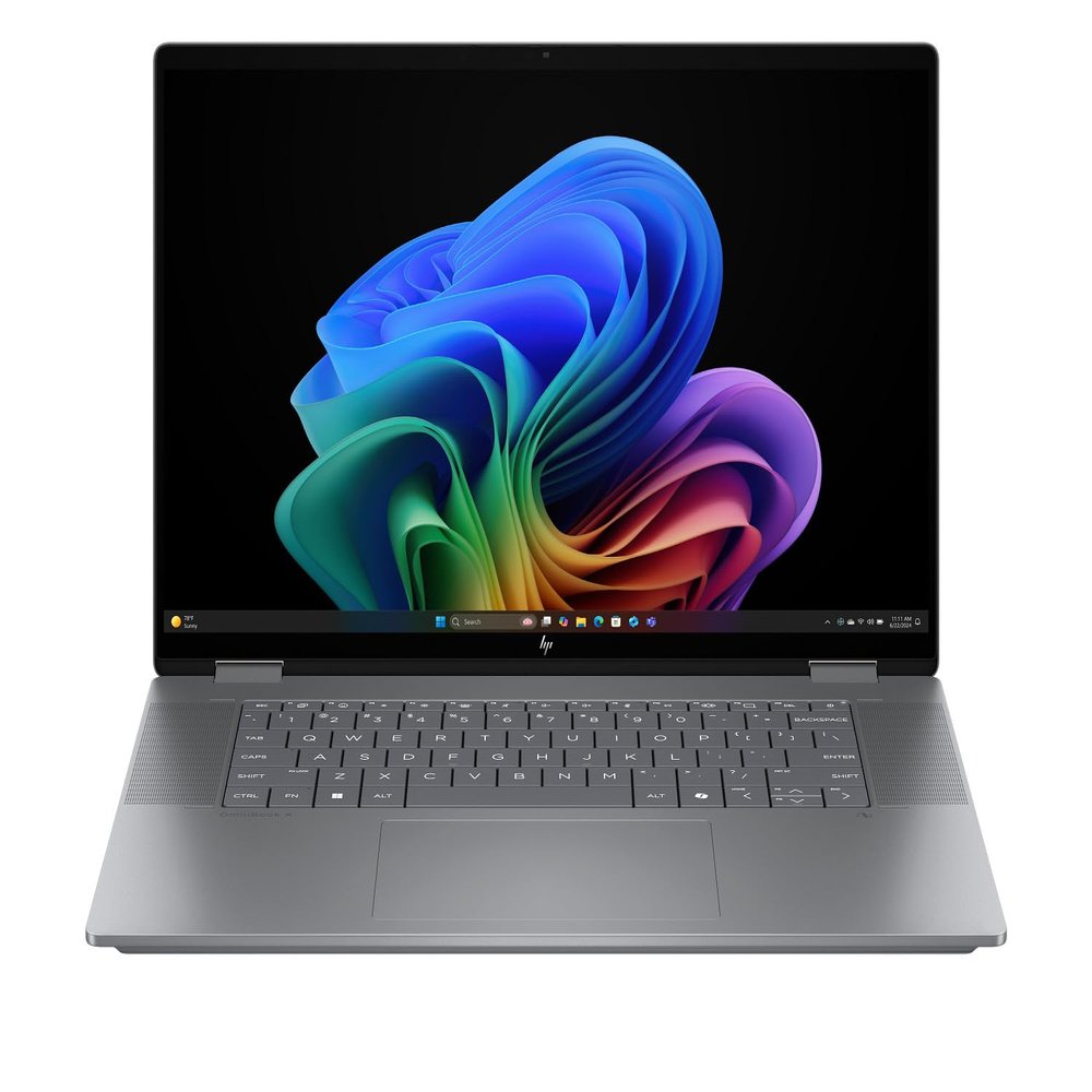 HP OmniBook X Flip 2-in-1 2025 Laptop, 8-Core AMD Ryzen AI 7 350, 16" WUXGA IPS Touchscreen Display, AMD Radeon 860M Graphics, 16GB LPDDR5 2TB SSD, Backlit Keyboard, Wi-Fi 7, Win11 Home