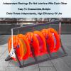 Wire Spool Rack,1/2/3/4/5-way Pay-off Rack,Portable Wire Rack Dispenser,Suitable for Factory Workshops and Warehouses(Style 2) view 3