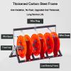 Wire Spool Rack,1/2/3/4/5-way Pay-off Rack,Portable Wire Rack Dispenser,Suitable for Factory Workshops and Warehouses(Style 2) view 4